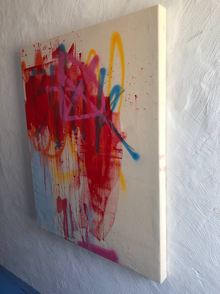 Original Abstract Expressionism Abstract Painting by Tim Fawcett