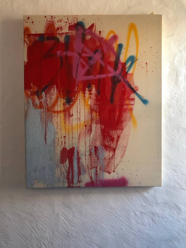 Original Abstract Expressionism Abstract Painting by Tim Fawcett