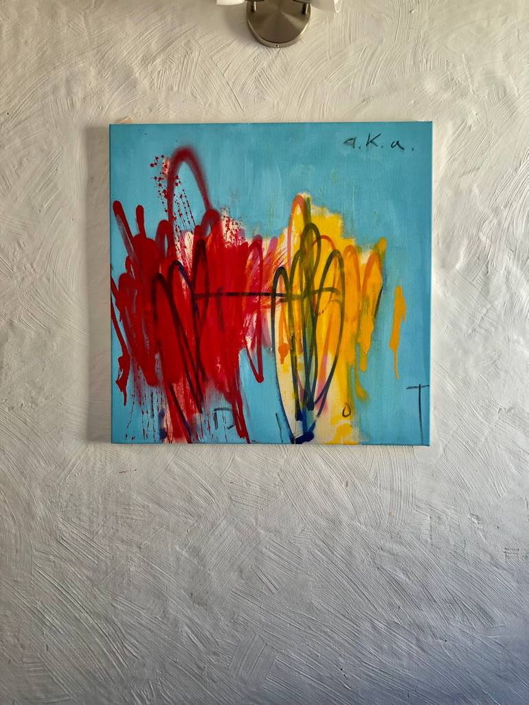 Original Abstract Expressionism Abstract Painting by Tim Fawcett