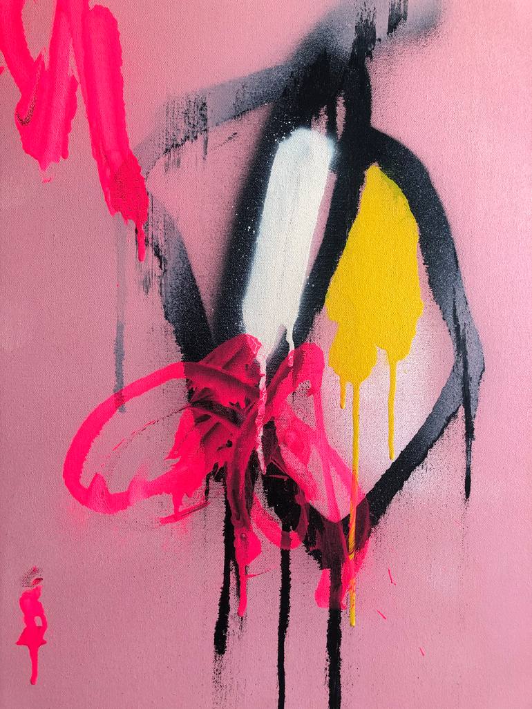 Original Conceptual Abstract Painting by Tim Fawcett