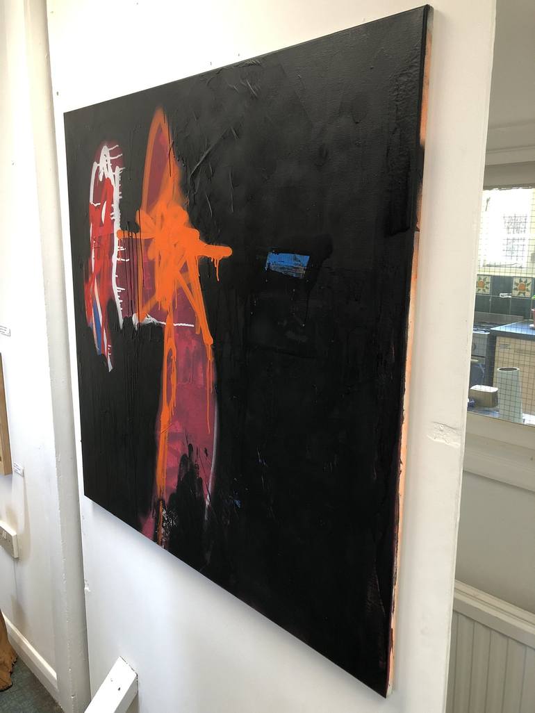 Original Conceptual Abstract Painting by Tim Fawcett