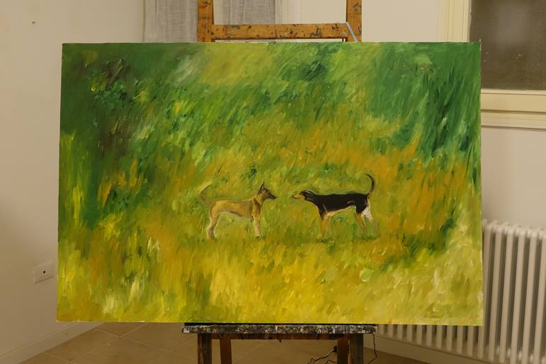 Original Figurative Animal Painting by Serena Nono