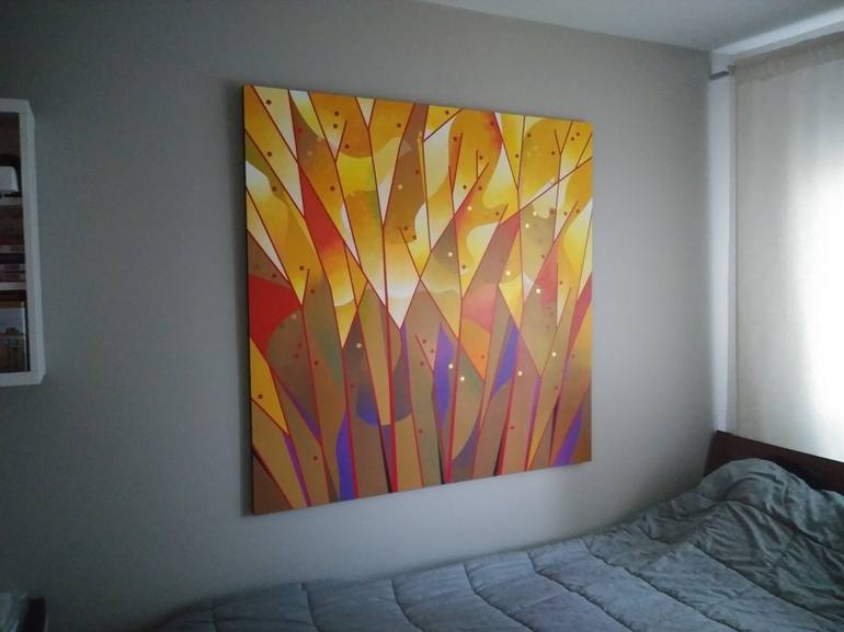 Original Abstract Painting by Denys Golden