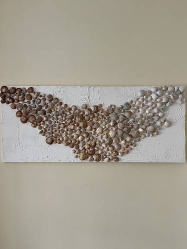 Original Abstract Beach Mixed Media by Alisa Khachaturova