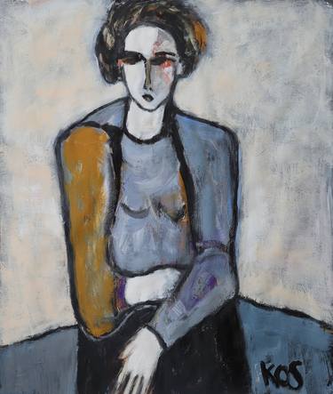 Original Expressionism Women Paintings by James Koskinas
