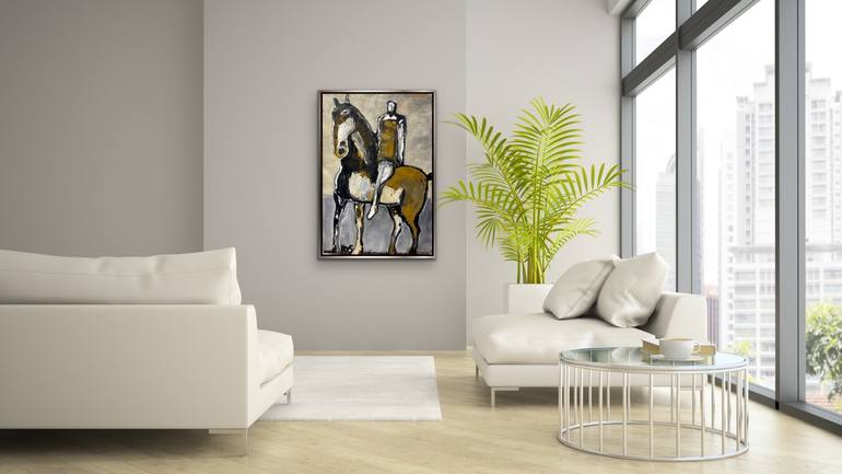 Original Horse Painting by James Koskinas
