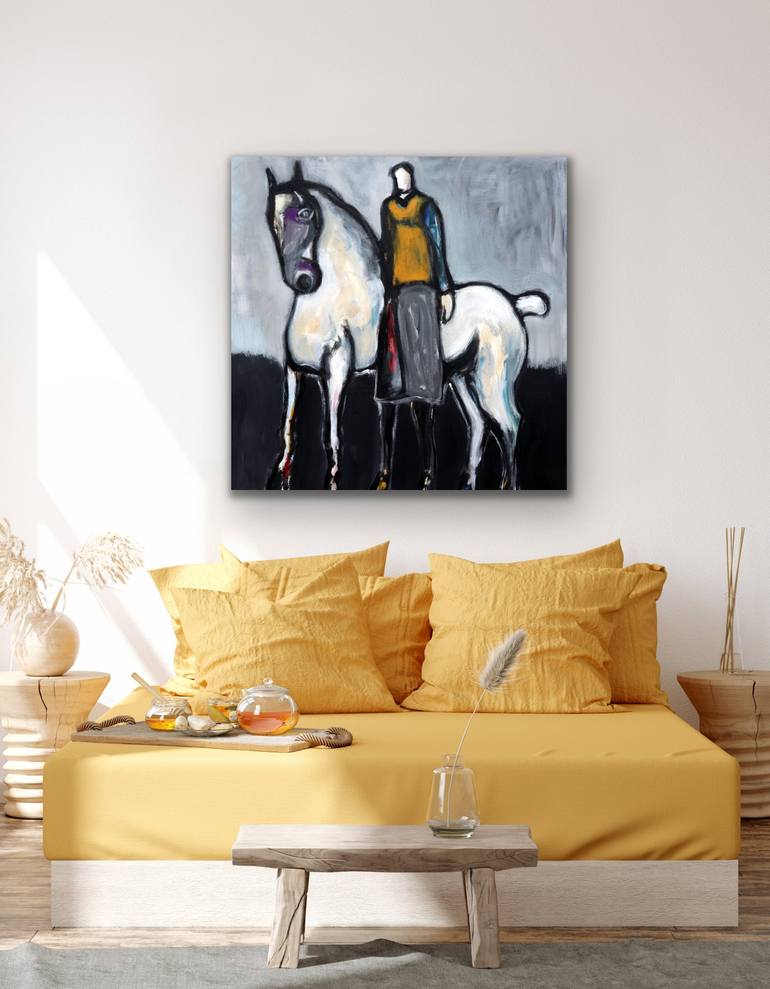 Original Horse Painting by James Koskinas