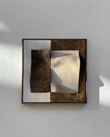 Original Conceptual Geometric Mixed Media by Kateryna Orlova