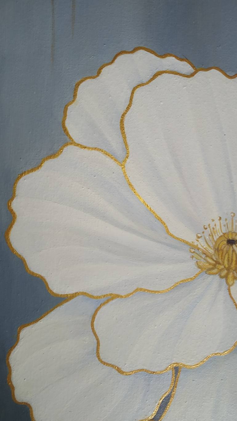 Original Contemporary Floral Painting by Anna Potapenko