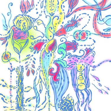 Original Contemporary Abstract Printmaking by Olga Shipkova