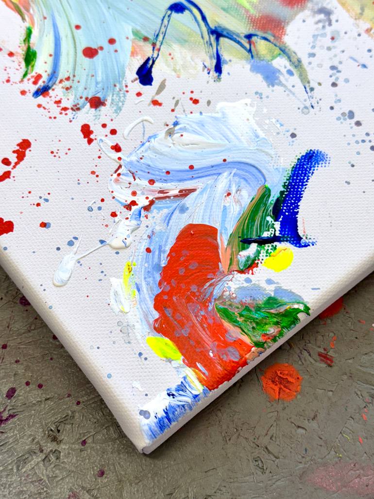 Original Abstract Expressionism Abstract Painting by Diana Alb