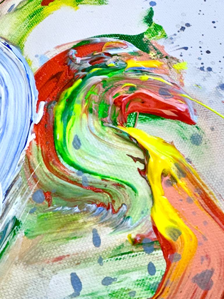 Original Abstract Expressionism Abstract Painting by Diana Alb