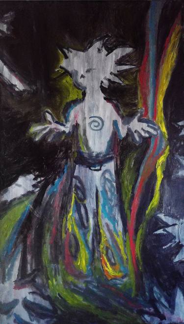 Original Abstract Graffiti Painting by Lukkas Andrade
