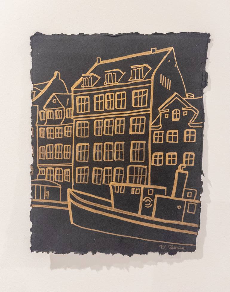 Original Contemporary Architecture Drawings by Veronika Zoria