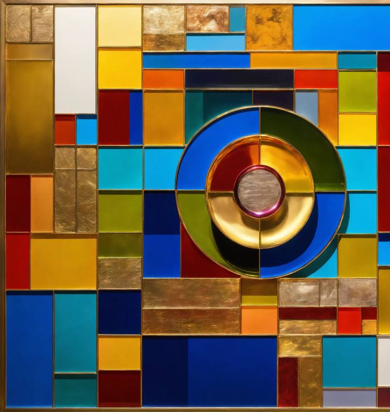Original Art Deco Abstract Digital by Gloria Vonhabsburg-Hohenzollern