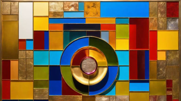 Original Art Deco Abstract Digital by Gloria Vonhabsburg-Hohenzollern