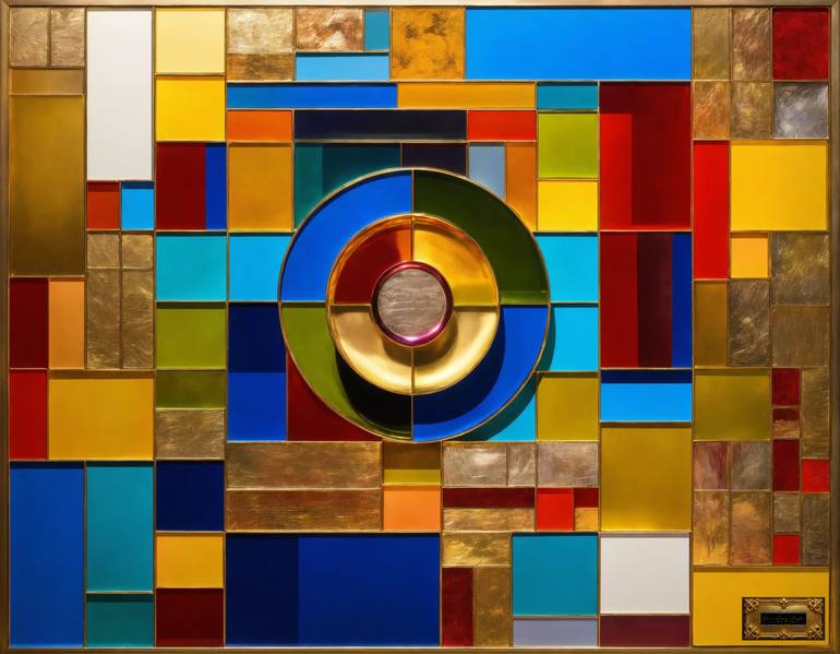 Original Art Deco Abstract Digital by Gloria Vonhabsburg-Hohenzollern