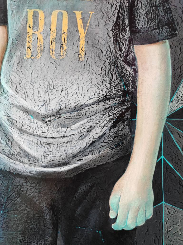 Original Conceptual Children Painting by Veronika Tarasova