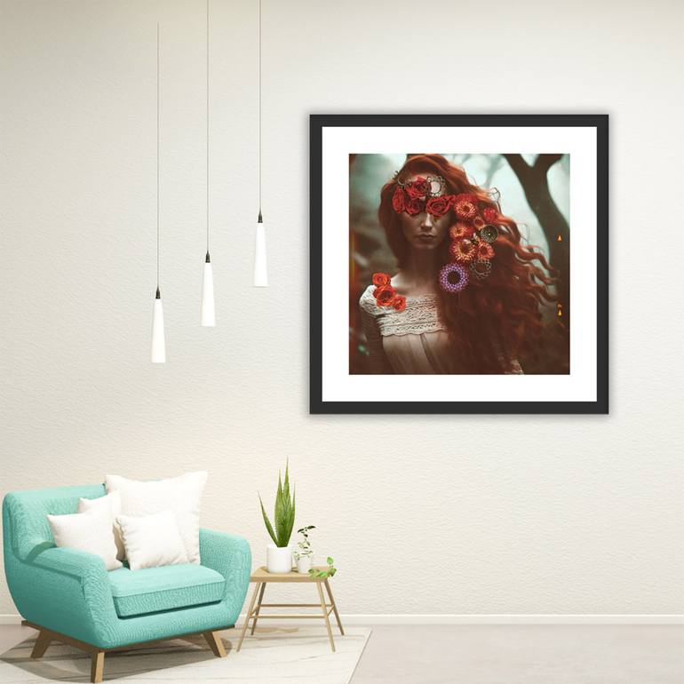 Original Conceptual People Mixed Media by Carmelita Iezzi