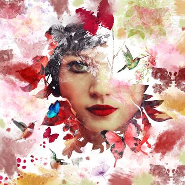 Original Conceptual Women Collage by Carmelita Iezzi