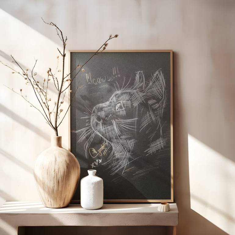 Original Contemporary Animal Drawing by Harshit Yadav