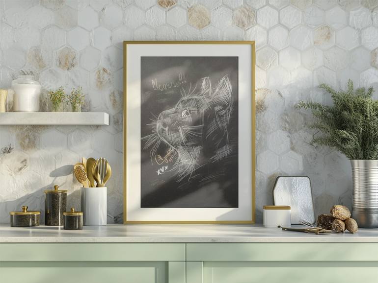 Original Contemporary Animal Drawing by Harshit Yadav