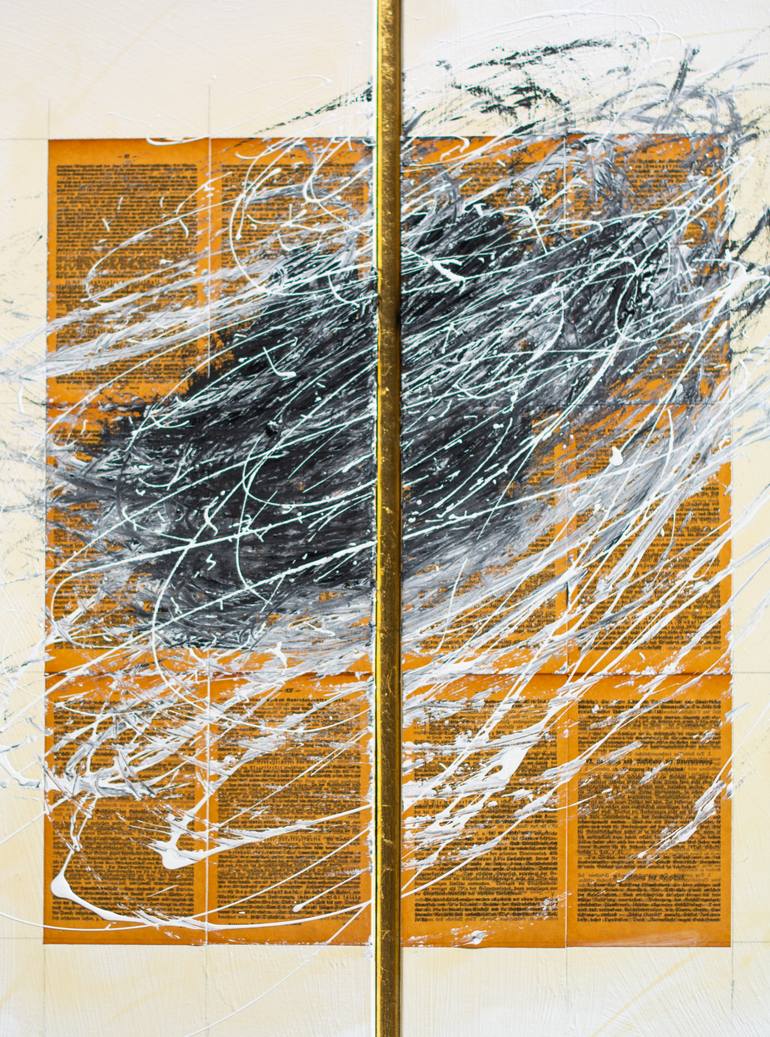 Original Abstract Painting by Wolfgang Loewe