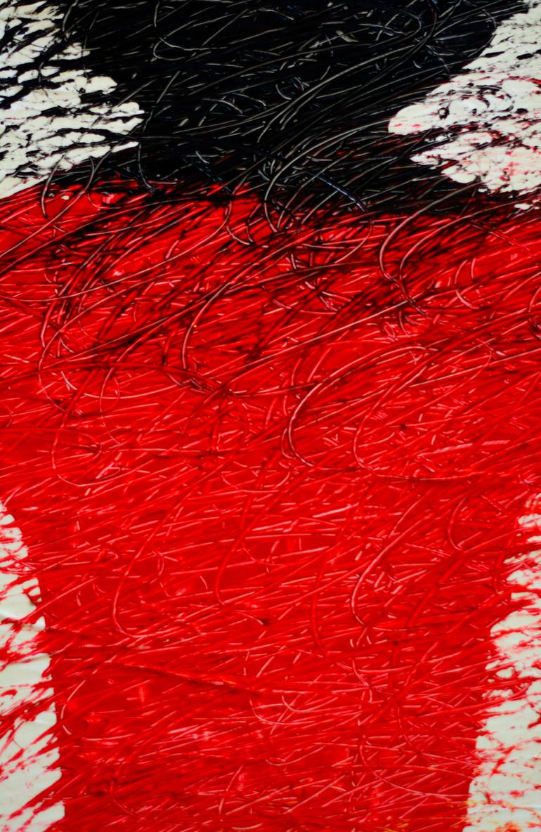 Original Geometric Abstract Painting by Wolfgang Loewe