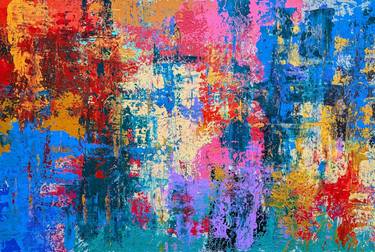 Original Abstract Expressionism Abstract Painting by Benjamin Frais