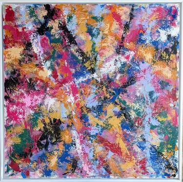 Original Abstract Expressionism Abstract Painting by Benjamin Frais