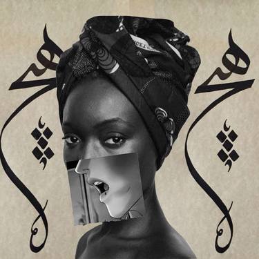 Original Contemporary Women Mixed Media by Behnaz Chahkandi