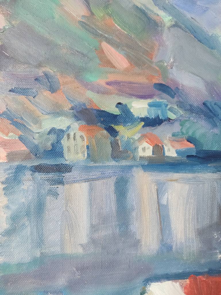 Original Expressionism Garden Painting by Andrey Tukhvatullin