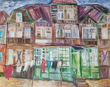 Print of Abstract Expressionism Architecture Paintings by Andrey Tukhvatullin