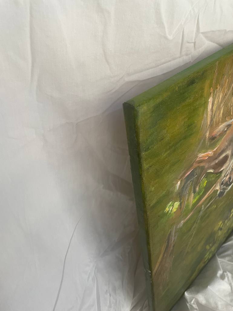 Original Figurative Animal Painting by Victoria Kukuy