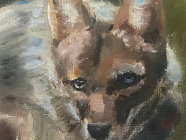 Original Figurative Animal Painting by Victoria Kukuy