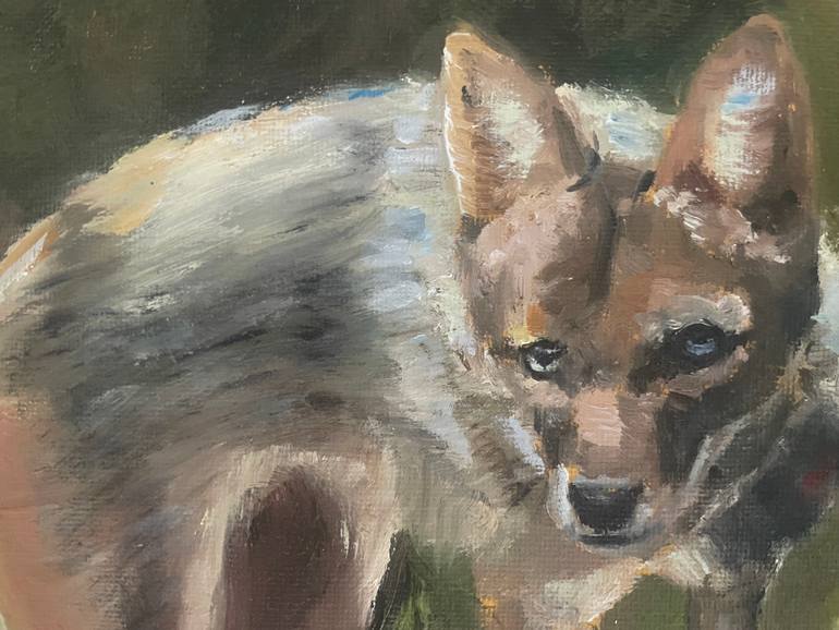 Original Figurative Animal Painting by Victoria Kukuy