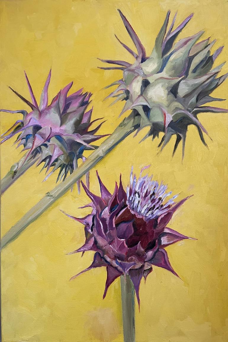 Print of Art Nouveau Botanic Paintings by Victoria Kukuy