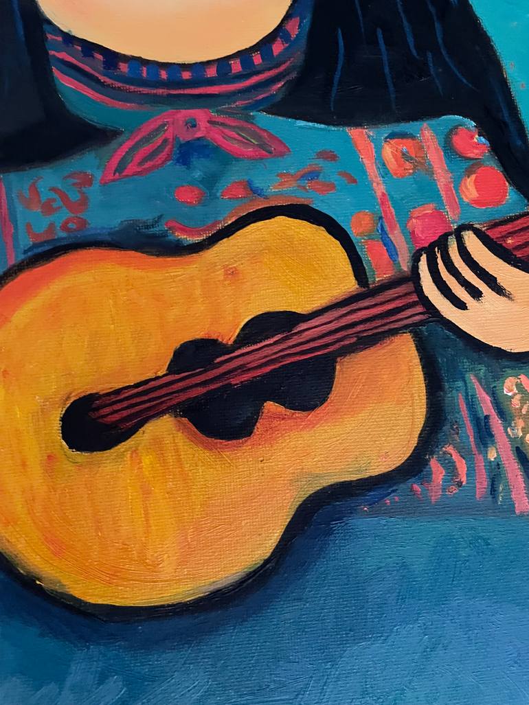 Original Conceptual Music Painting by Victoria Kukuy