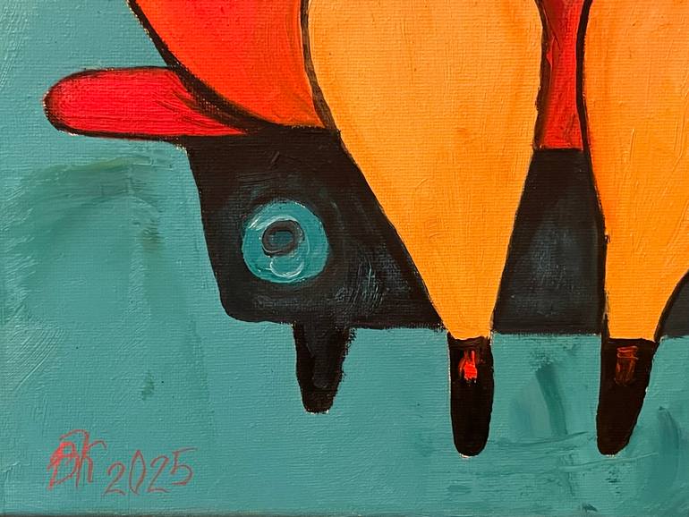 Original Conceptual Music Painting by Victoria Kukuy