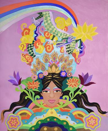 Original Contemporary Women Painting by Victoria Lobregat