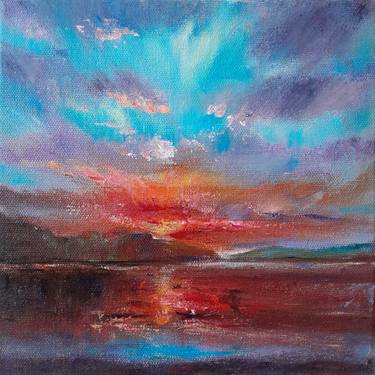Original Classicism Landscape Paintings by Benko Laszlo