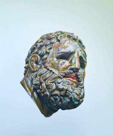 Original Photorealism Classical Mythology Paintings by Benko Laszlo
