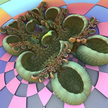 Print of Fractal Abstract Digital by Sabin Trupsor