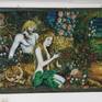 Adam & Eve in the Garden of Eden - Oil Painting