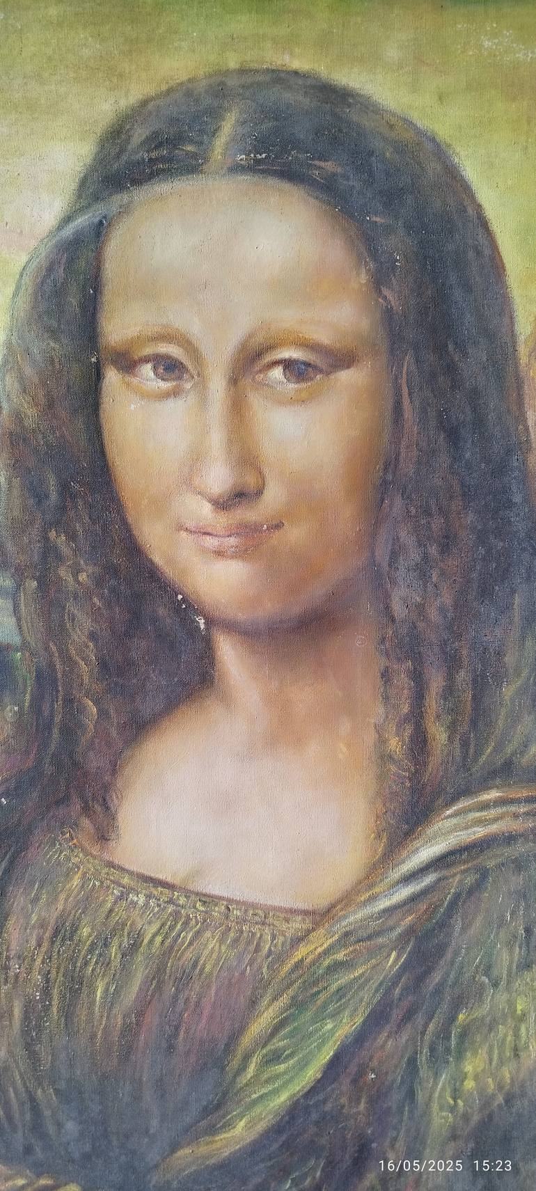 Original Realism Women Painting by Meilina Meilina