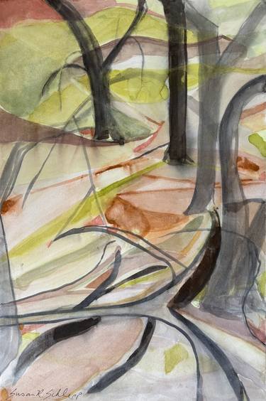 Original Abstract Expressionism Landscape Painting by Susan Schlepp
