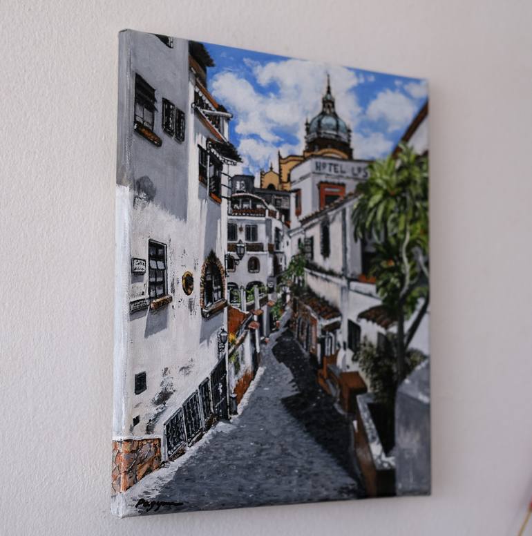 Original Contemporary Cities Painting by Iuliia Radunskaia