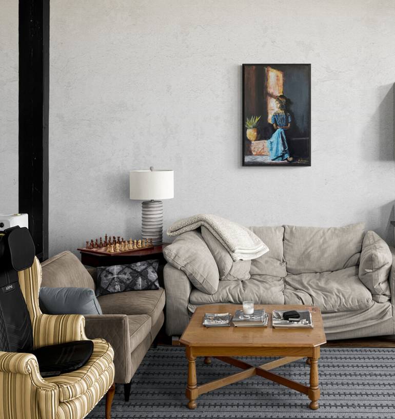 Original Contemporary Women Painting by Iuliia Radunskaia