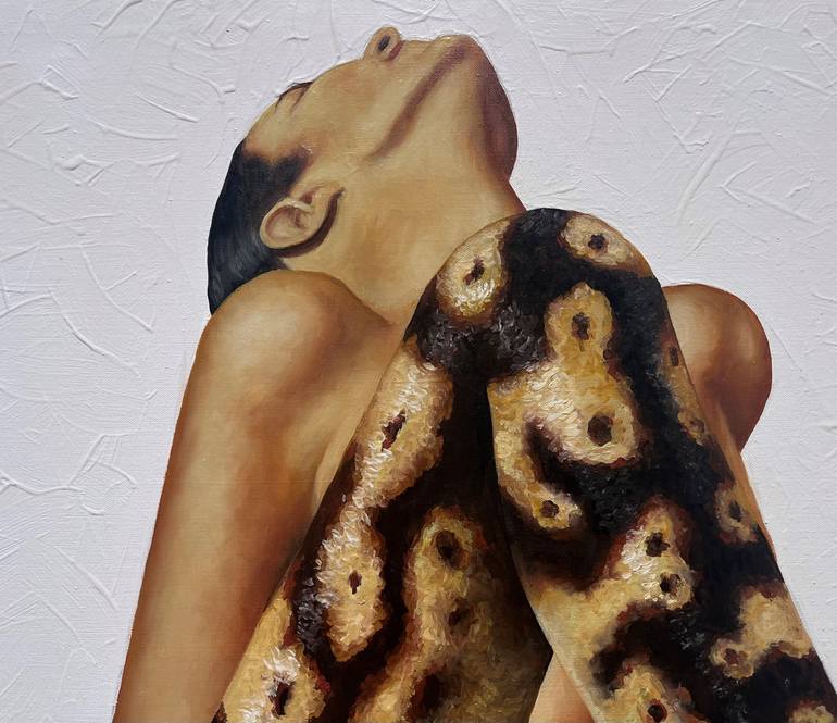 Original Figurative Nude Painting by Trisha Lambi