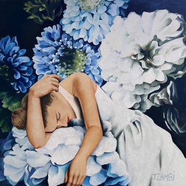 Original Floral Paintings by Trisha Lambi
